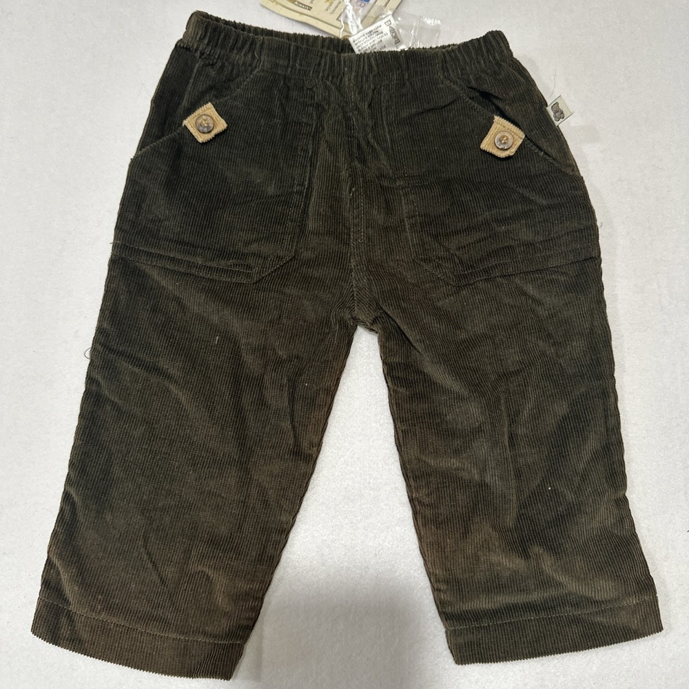 Vintage NWT Mcbaby Boys Infant Corduroy Pants 3-6mo With Pockets
